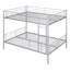 Lit superposé double au-dessus de double, argent-129391626