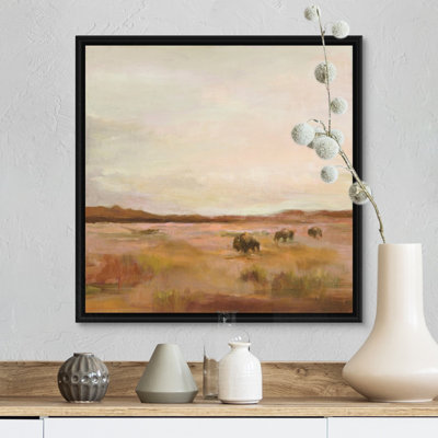 " Buffalo Under Big Sky Warm "
