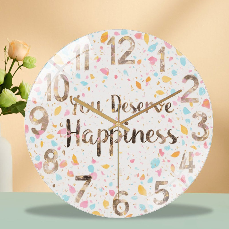 Horloge murale moderne 12 po