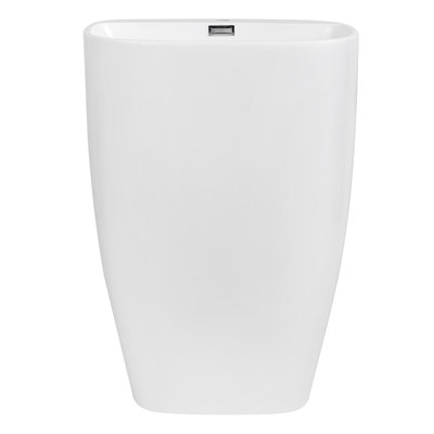 Lavabo autoportant en résine 24 po