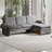 Modern Sofa 94.1" Convertible Futon Sofa Bed Futon Sofa Couch With An Adjustable Backrest, A Reversible Chaise Lounge And Two Removable Armrest Pillows For Living Room, Gray-1560012028