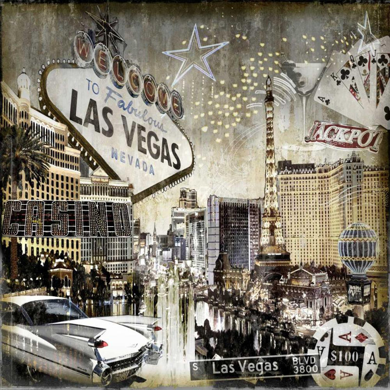 «Red Barrel Studio® Matthews», art sur toile tendue par Dylan Gallery: Las Vegas