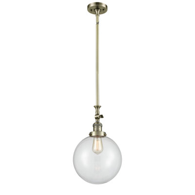 Luminaire suspendu sphère 1 lumière Hitterdal