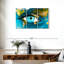 «Earth Eye Map», reproduction d'art sur toile-686381756