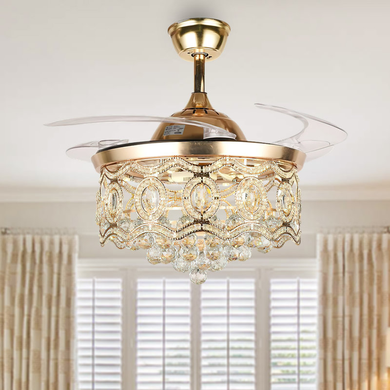 Endika 42'' Ceiling Fan with LED Lights