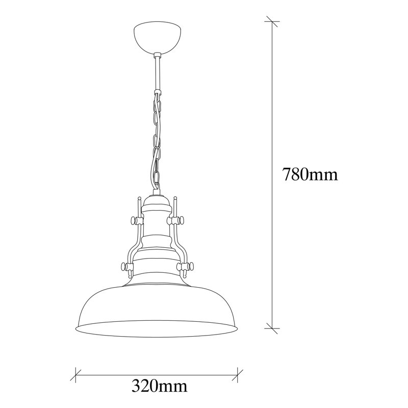 1 - Light Single Pendant