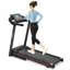 Machine de course pliable - Moteur de pointe de 2,5 ch, écran de 5 po, capacité de 250 lb, affichage inclinable sur tapis roulant de gymnastique à domicile, pliable, musique, poids maximal
