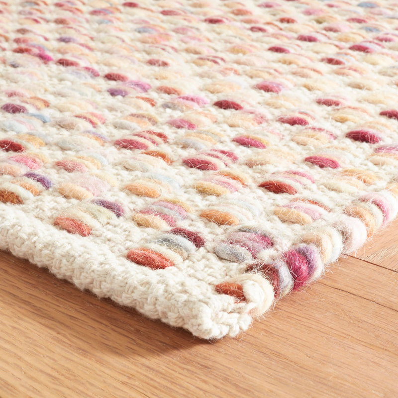 Tapis en laine tissé à la main Torrey, Rectangle 7 pi 6 po x 9 pi 6 po