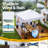 8x8ft Pop Up Canopy Tent with Detachable Sidewall-111154185-124436165