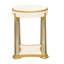 Scotts Square End Table - Light Champagne