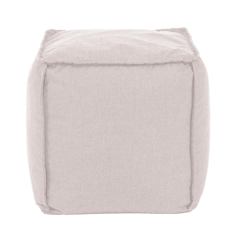 Montano Upholstered Pouf, Sand