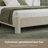 Hayden Boucle Upholstered Platform Bed with Soft Rounded Corners-597151286-597151280