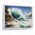 Cadre flottant blanc
