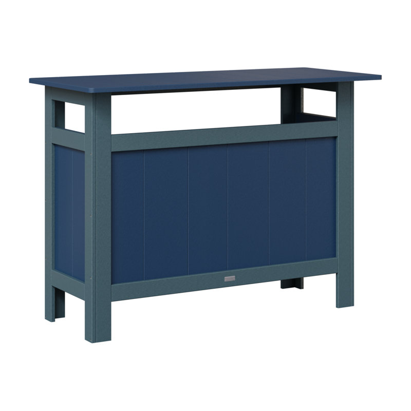 Berlin Gardens Outdoor Bar, Navy Blue, Slate