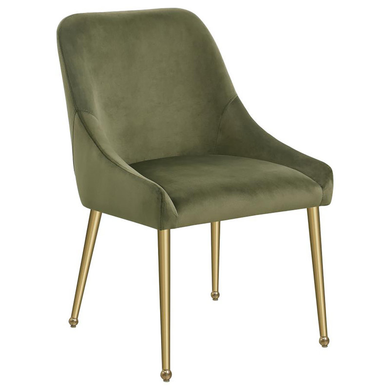 Ensemble de 2 chaises d'appoint Jacobus, Cognac