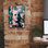 Winston Porter «Franklin» par Abstract Graffiti, art mural sur toile