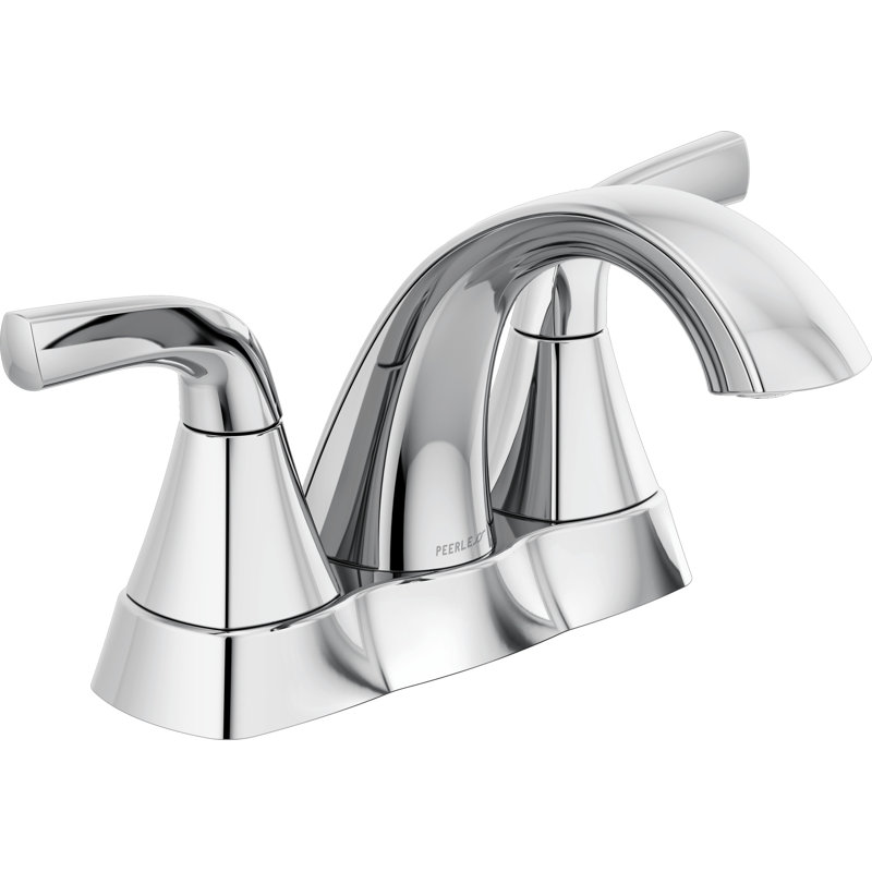 Parkwood Centerset 2-handle Bathroom Faucet, Chrome, Drain Assembly Included