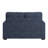 Beaulah Modern Fabric Upholstered Square Arm Loveseat-2097500473