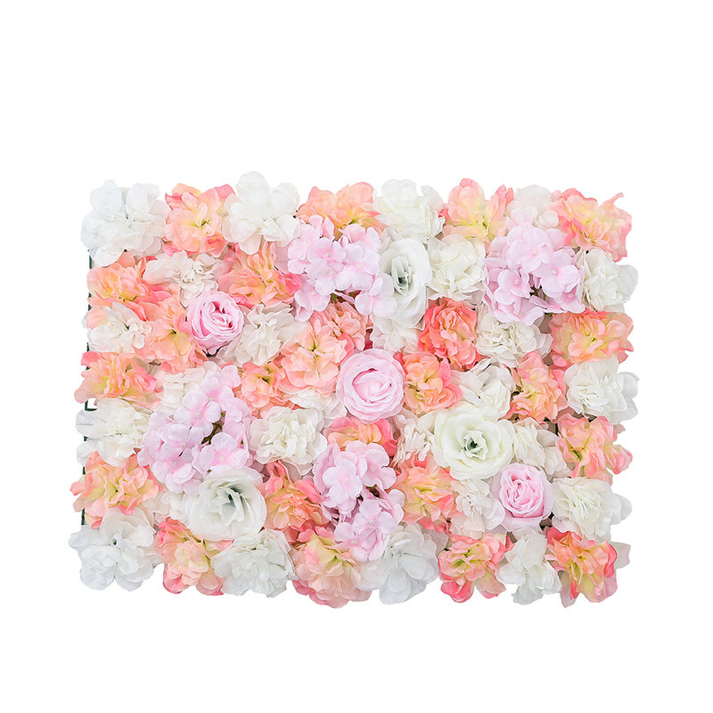 Artificial Rose Flower Backdrop Wall Panel