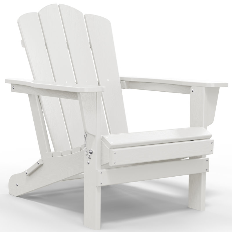 Chaise Adirondack pliante Delman, Blanc