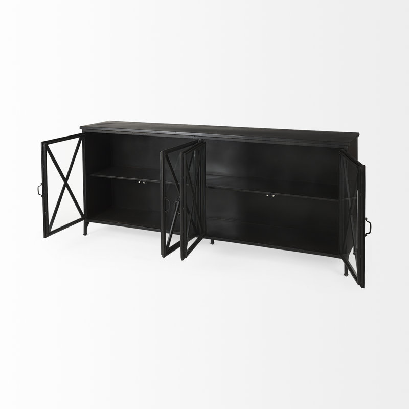 Tildon 79'' Sideboard, Black