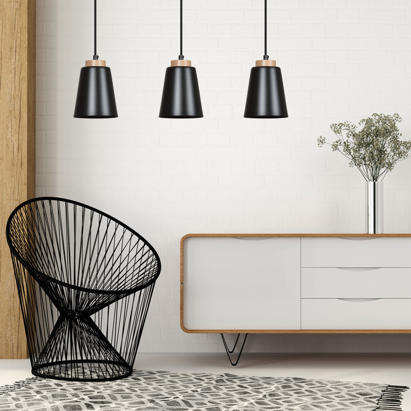 Bauman 1 - Light Bell Pendant, Black
