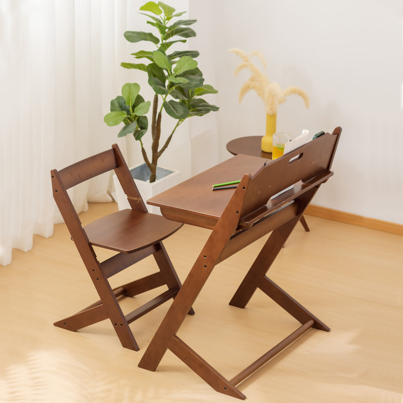 Writing Desk Set Computer Desk Tilted Desktop Office Desk