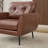 Corvo Faux Leather Armchair-1931408124