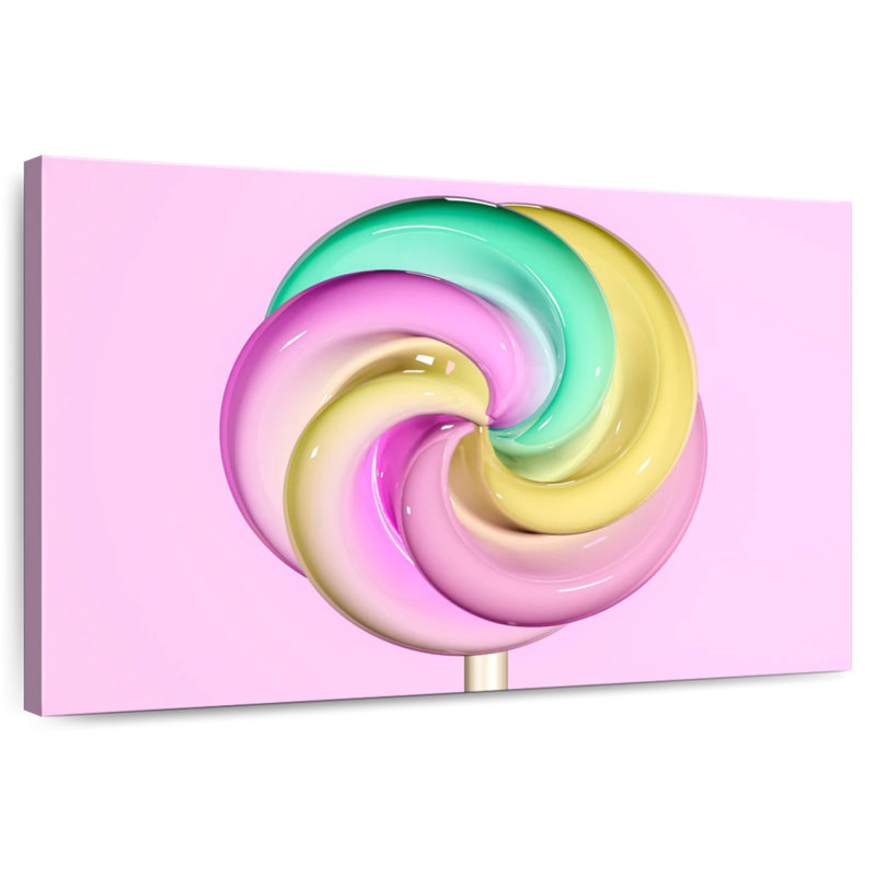Pastel Pinwheel Lollipop