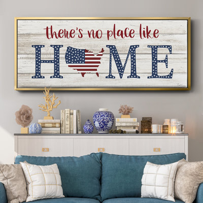 No Place Like Home - Toile encadrée