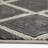 Caden Sterling Gray, Ebony, and Birch Trellis Indoor Area Rug and Runner-538089283-538175003