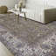 Tapis doré et beige noué à la main de haute qualité