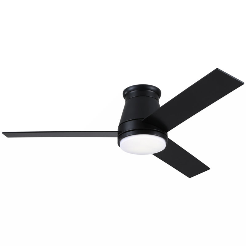 Jazyon 48'' Ceiling Fan with Light Kit, Black