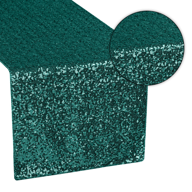 Allen Table Runner, Emerald Green