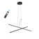 Maritza 3-Light LED Modern Chandelier Line Pendant Light Remote Dimmable