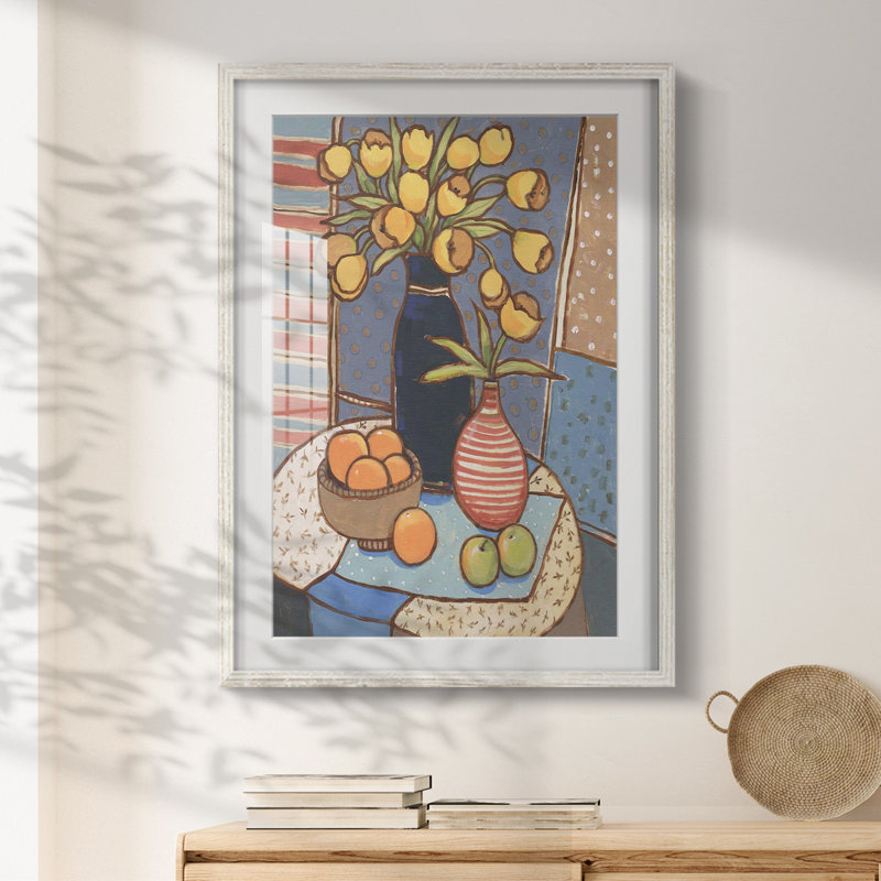 Marbrage II - Toile tendue avec châssis, 28.5" H x 20.5" W, Blanc