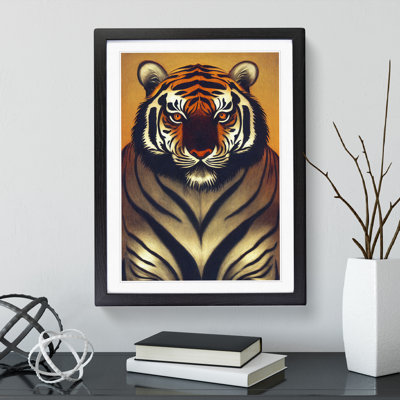 Focused Tiger - Single Picture Frame Painting