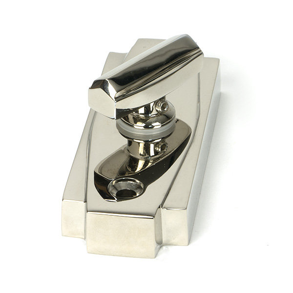 Art Deco Thumbturn, Polished Chrome
