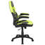 Ergonomic Adjustable Swivel Computer Gaming Chair with Flip-up Arms-1198405752
