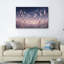 Ensemble de 1 tableau sur toile représentant un ciel nocturne-129269584-129269587