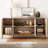 61.6"Wide Wood File Cabinet With Shelves, Minimalist Reeded Design, Modern Farmhouse Office Storage Cabinet For Study Room, Living Room-116272804
