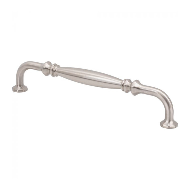 Palazzo Pull, Brushed Satin Nickel, 7 9/16"