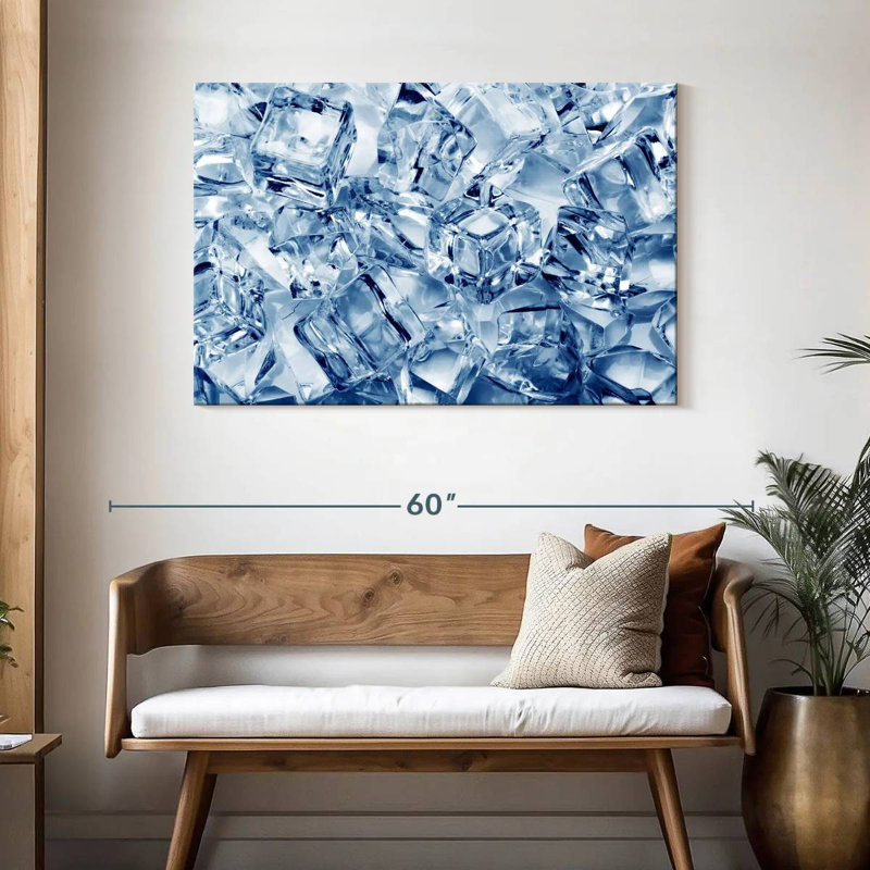 Kerner Ice Cubes Abstract, 30" H x 45" W