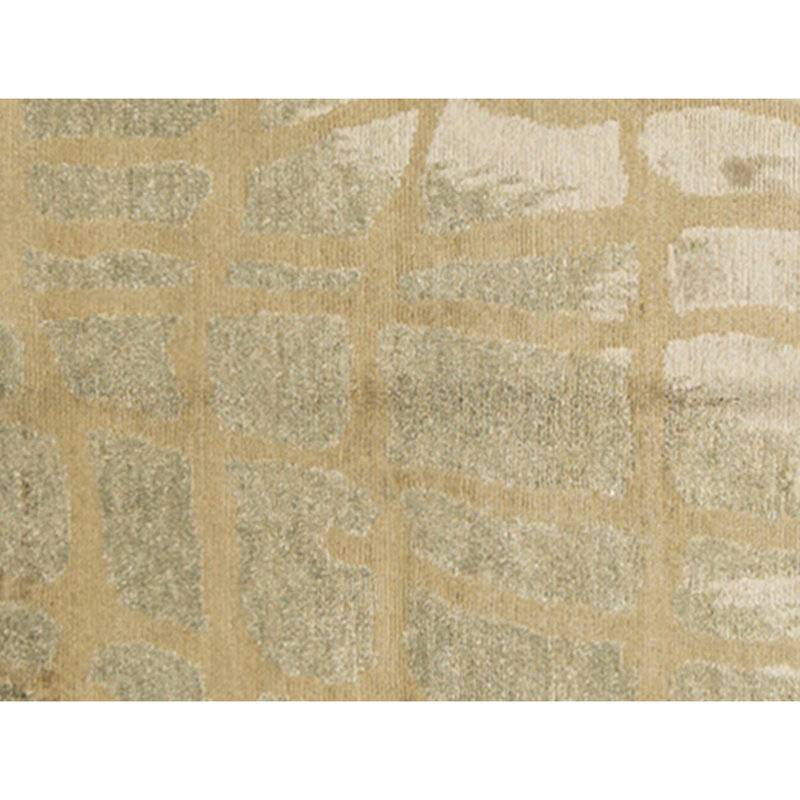 Hand Knotted Area Rug in Straw
