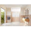 Stellar 66.5 in. x 78 in. Fully Frameless 3 Panel Inline Hinge Shower Door-1076399155