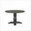 Tables de salle à manger | Mesa de comedor, gris ardoise vieilli 4 places en bois d'ingénierie rustique, salle à manger de petit espace, assemblage facile | Rond