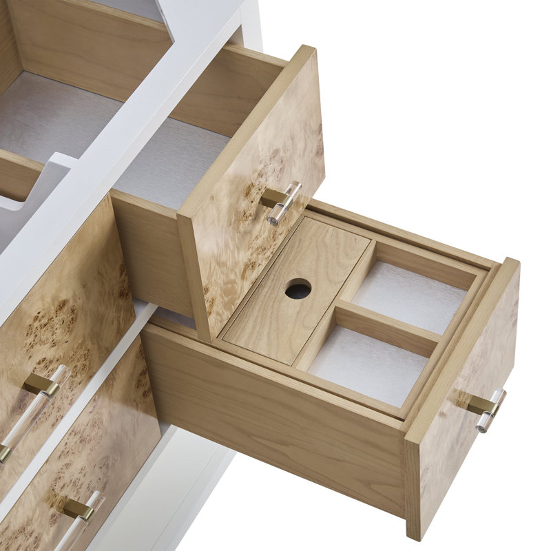 Ensemble de meuble-lavabo simple 48 po Olena, Monotrou, White Zeus 