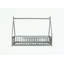 Lit simple en forme de tente avec garde-corps-625849623