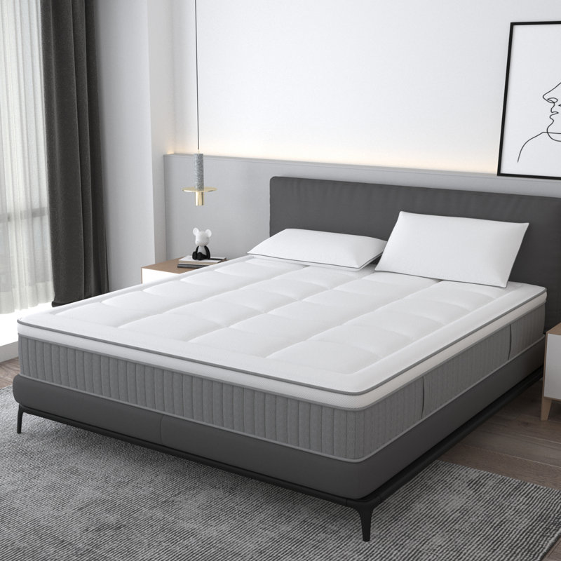 Matelas hybride moyen 10 po Nimley, Lit simple