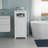 Woodly Freestanding Floor Accent Storage Cabinet with Glass Door and 3 Interior Shelves-1740693634